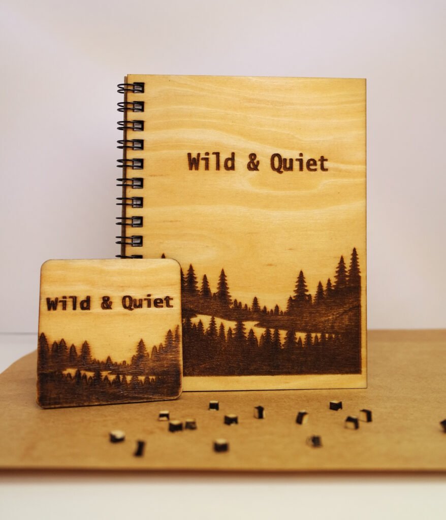 Wild & Quiet Magnet and Pocket Notebook