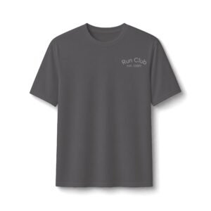 Run Club Performance Tee – Minimal Logo Athletic Shirt