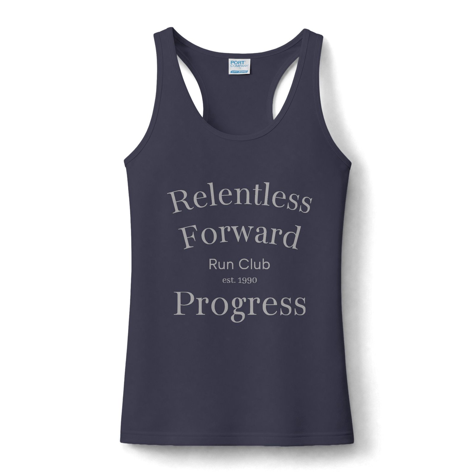 Women’s Performance Tank – “Relentless Forward Progress” Run Club Fitness Tank - Image 3